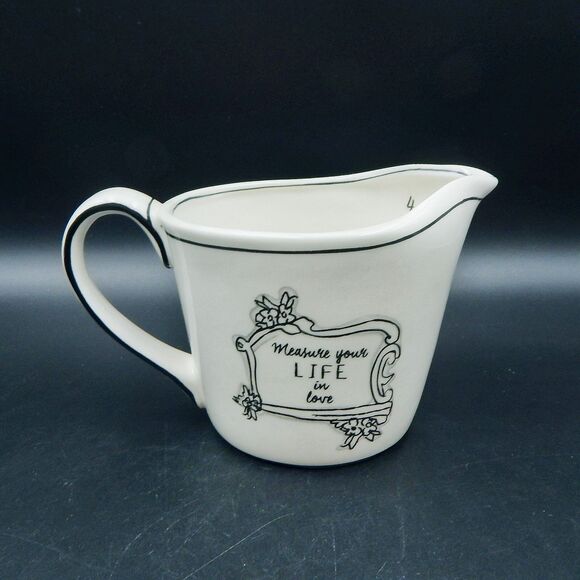 Katie Mandy Measure Your Life With Love Measuring Cup 1-4 Cup Pint Quart - Picture 2 of 10